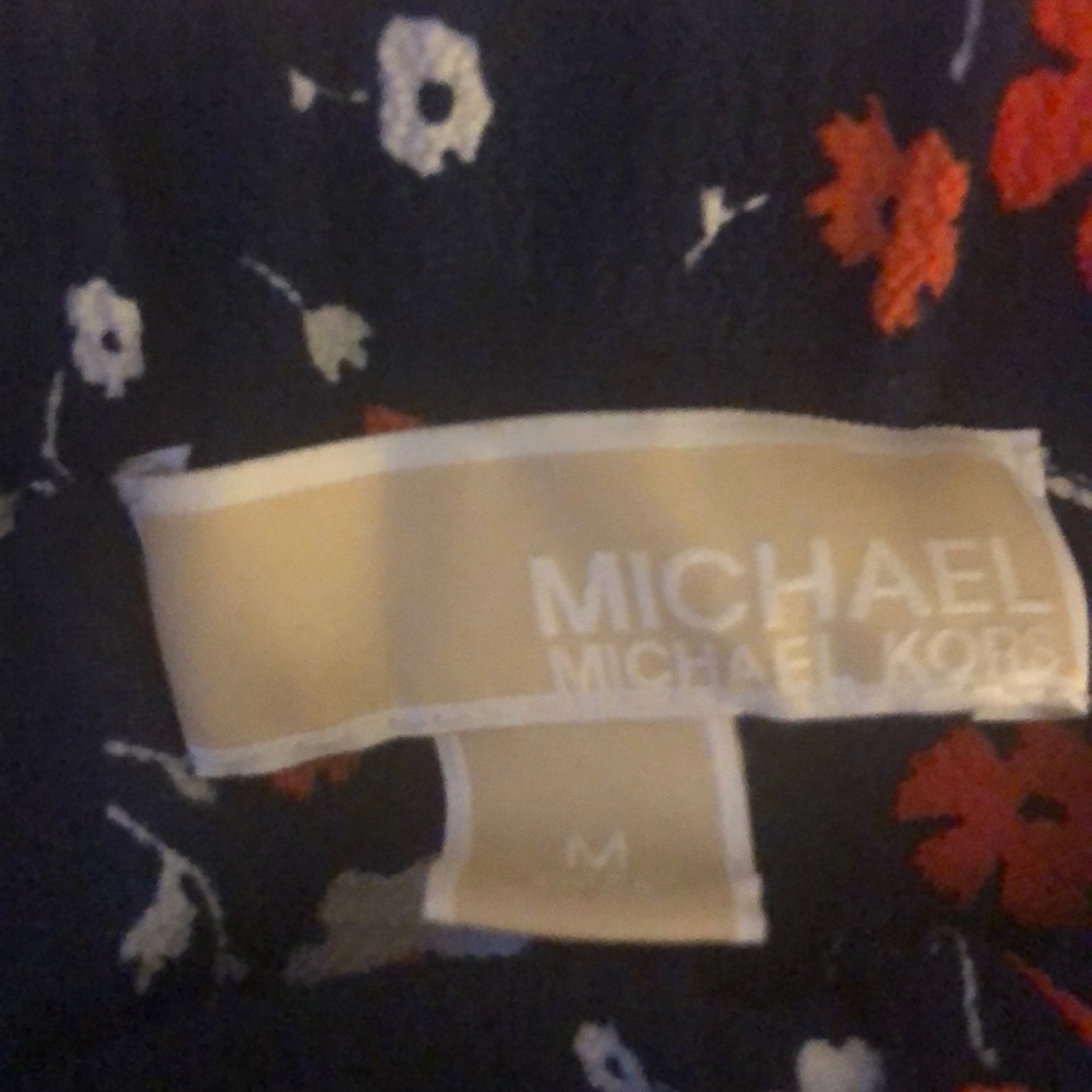 Michael Kors red, white and blue floral top - Picture 2 of 4